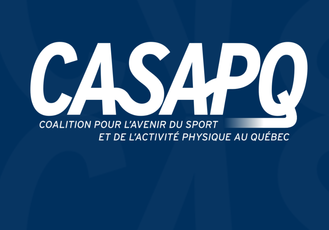 Logo CASAPQ sur fond bleu