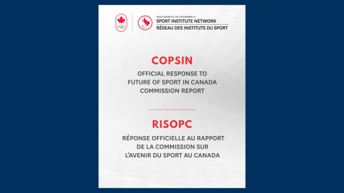 Réponse officielle au rapport de la commission sur l'avenir du sport au Canada